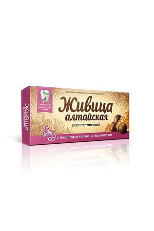 ЭКО-ПРОДУКТЫ Живица 'Алтайская' с пч в, прополис табл. 0,80г #1190336