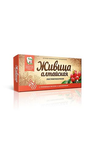 ЭКО-ПРОДУКТЫ Живица 'Алтайская' с пч в, шиповник табл. 0,80г #1190337