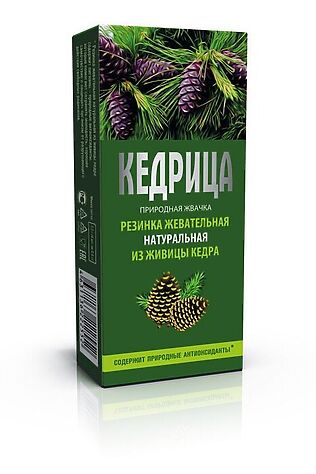 ЭКО-ПРОДУКТЫ Смолка жевательная кедровая «Кедрица» 0,8г #1190342