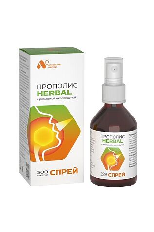 ЭКО-ПРОДУКТЫ Прополис спрей herbal ромашка и календула 50мл #1190353