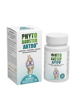 ЭКО-ПРОДУКТЫ Фитокомплекс 'Фитобустер Артро' для суставов, банка 60капс*0,4г, 24г #1190356