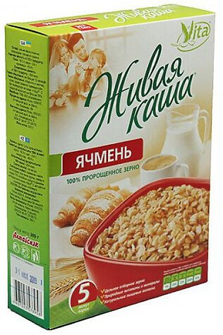 ЭКО-ПРОДУКТЫ Каша ячменная 'Vita' ячмень пророщенное зерно 300г #1190542