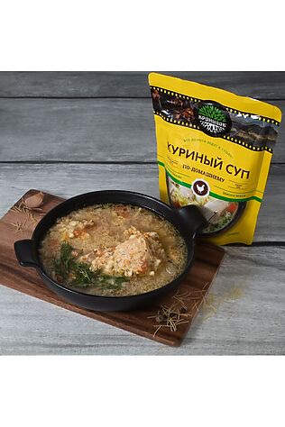 ЭКО-ПРОДУКТЫ Суп Куриный по-домашнему, реторт-пакет 300г #1190814