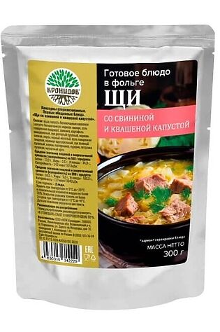 ЭКО-ПРОДУКТЫ Суп Щи со свининой, реторт-пакет 300г #1190821