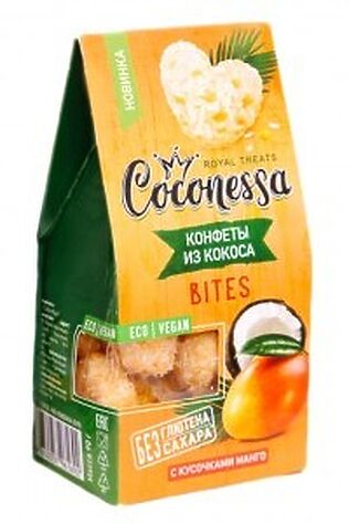 ЭКО-ПРОДУКТЫ Конфеты кокосовые 'Манго' Coconessa 90г #1190829