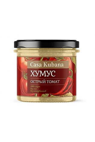 ЭКО-ПРОДУКТЫ Хумус 'С острым томатом' стекло 90г #1190856