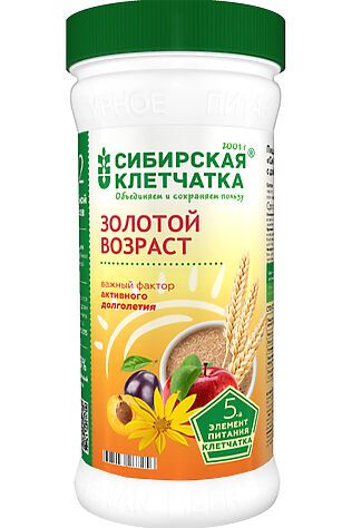 ЭКО-ПРОДУКТЫ Клетчатка пшеничная Золотой возраст 55+ 280г #1190912