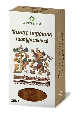 ЭКО-ПРОДУКТЫ Какао порошок 'Оргтиум' 200г #1190930