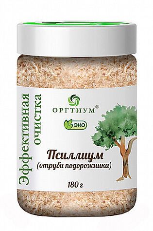 ЭКО-ПРОДУКТЫ Отруби подорожника (псиллиум) 180г  #1190934