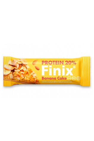 ЭКО-ПРОДУКТЫ Батончик 'Фрутилад' протеиновый Finix Banana cake миндаль и банан 30г #1190965