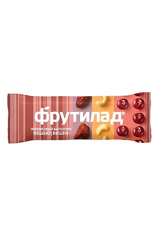 ЭКО-ПРОДУКТЫ Батончик 'Фрутилад' финиковый с вишней и кешью 42г #1190971