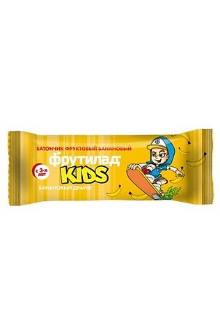 ЭКО-ПРОДУКТЫ Батончик 'Фрутилад KIDS' Банан детский 25г #1190977