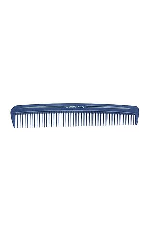 KRISTALLER Dewal Beauty Гребень комбинированный карманный DBS6033, синий #1193440