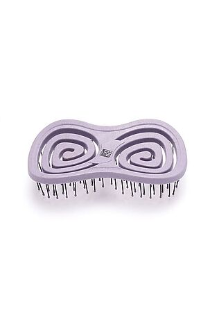 KRISTALLER Dewal Beauty Щетка массажная с нейлоновым штифтом / Eco-Friendly DBEF35-Violet, бабочка, фиолетовый #1193462