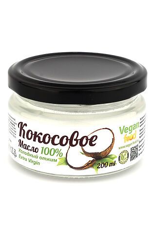 ЭКО-ПРОДУКТЫ Масло кокосовое н.раф. 200мл #1193665