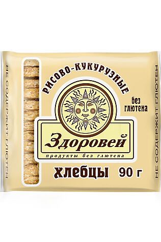 ЭКО-ПРОДУКТЫ Завтрак сухой 'Хлебцы хрустящие рисово-кукурузные' 90г #1193729