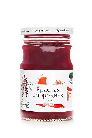 ЭКО-ПРОДУКТЫ Джем Красная Смородина (премиум) 220г #1193752