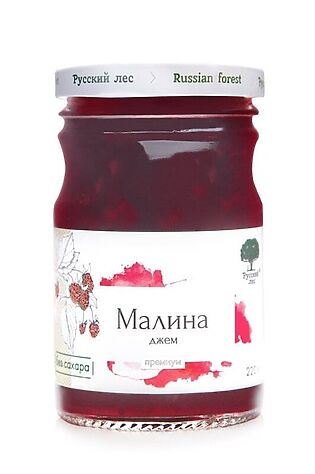 ЭКО-ПРОДУКТЫ Джем Малина (премиум) 220г #1193753