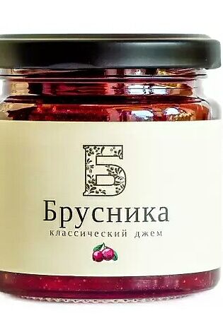 ЭКО-ПРОДУКТЫ Джем Брусника классический 220г #1193756