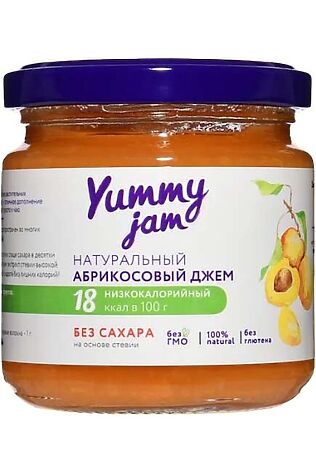 ЭКО-ПРОДУКТЫ Джем Абрикосовый, низкокаллорийный Yummy 200г #1193783