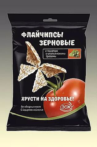 ЭКО-ПРОДУКТЫ Флайчипсы зерновые с томатом и итальянскими травами 40г #1194114