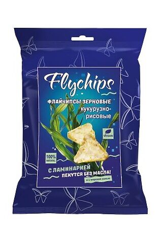 ЭКО-ПРОДУКТЫ Флайчипсы кукурузно-рисовые с ламинарией и морской солью 40г #1194119