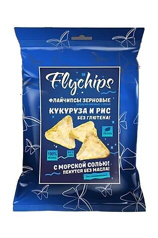 ЭКО-ПРОДУКТЫ Флайчипсы кукурузно-рисовые с солью без глютена 40г #1194120
