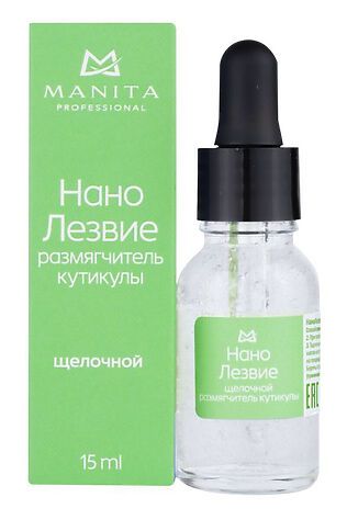 KRISTALLER Manita Professional Нанолезвие щелочной размягчитель кутикулы, 15 мл #1198894