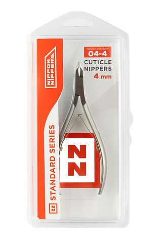 KRISTALLER Nippon Nippers Кусачки маникюрные для кутикулы / Standard NN_NS-04-4, двойная пружина, ручная заточка, 4 мм #1200544