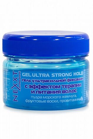 KRISTALLER Nexxt Гель ультрасильной фиксации с эффектом терапии и питания волос / Gel Ultra Strong Hold, 110 мл #1200547
