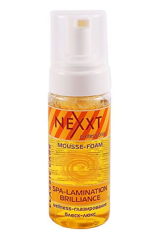 KRISTALLER Nexxt Мусс-пенка для объема и экстрасильной фиксации волос / Spa-Lamination Brilliance, 150 мл #1200766