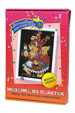 URAL TOYS Мозаика из пайеток 'Белочка' #1204082