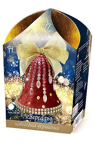 URAL TOYS Набор для творчества колокольчик 'Версаль' (красный) #1204084