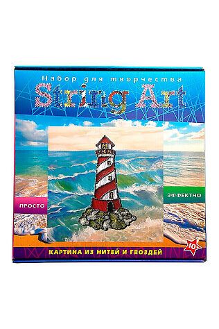 URAL TOYS Набор для творчества в технике 'Маяк' String art #1204088