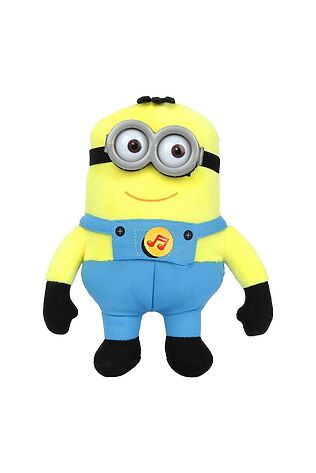 URAL TOYS Мягкая игрушка 'Миньон' 20 см озвуч, с пластиковыми глазами #1204135
