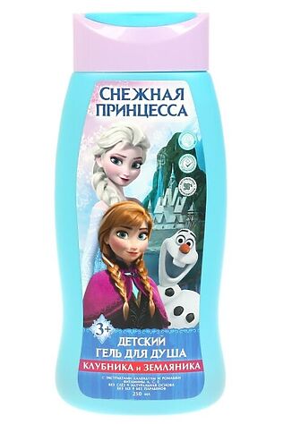 URAL TOYS Детский гель для душа 'Снежная принцесса' с экс кален и ромаш,клуб и зем 250 мл #1204154
