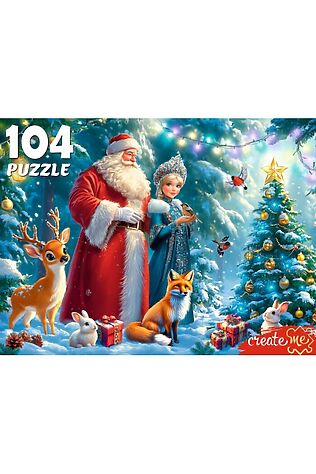 URAL TOYS Пазлы 104 'Сказка у новогодней елки' #1206008