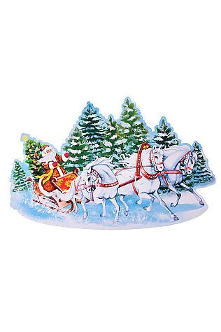 URAL TOYS Плакат вырубной А3+ 'Тройка' двухсторонний #1206076