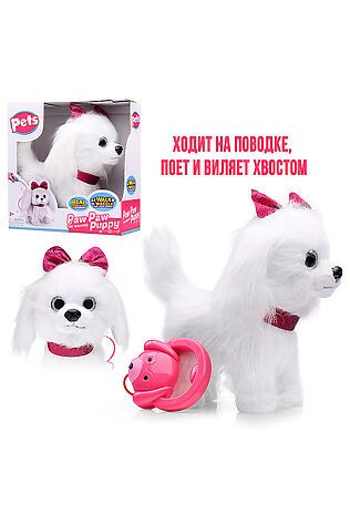 URAL TOYS Собака 'Джесика' (ходит на поводке, поет, кивает и виляет хвостом) в коробке #1206919