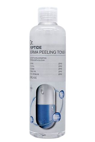 KRISTALLER Lebelage Увлажняющий тонер с пептидами / Dr. Peptide Derma Peeling Toner, 310 мл #1214991