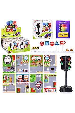 URAL TOYS Игровой набор 'Дорожные знаки' в коробке #1217156