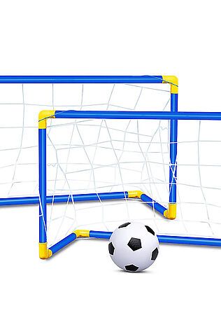 URAL TOYS Ворота футбольные 'Набор юного футболиста' размер ворот 60*41*29см, трубка d 2см., в пакете #1217243