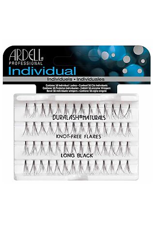 KRISTALLER Ardell Безузелковые пучки ресниц / DuraLash, длинные, черный #1217447