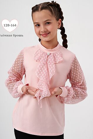 НАТАЛИ Блузка Олимпия длинный рукав #1220366