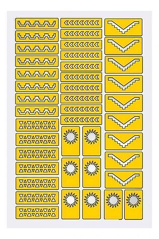 KRISTALLER Prima Nails Трафарет для маникюра «Ацтеки и Майя» #1221293