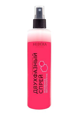 KRISTALLER Hedera Professional Двухфазный несмываемый спрей для волос «Мгновенное восстановление», 250 мл #1221298