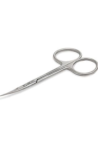 KRISTALLER Ellis Cosmetic Ножницы маникюрные для кутикулы изогнутые / RN 101, глянцевые, ручная заточка, 10,5 см #1221403