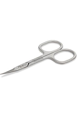 KRISTALLER Ellis Cosmetic Ножницы маникюрные для кутикулы изогнутые / RN 104, глянцевые, ручная заточка, 9,3 см #1221405