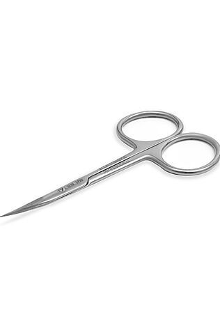 KRISTALLER Ellis Cosmetic Ножницы маникюрные для кутикулы изогнутые / RN 102, глянцевые, ручная заточка, 9,8 см #1221591