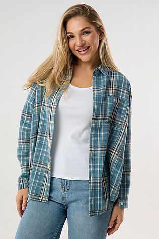 НАТАЛИ Рубашка в клетку #1223932